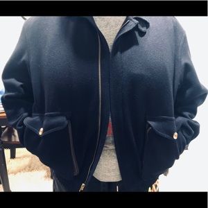 Men’s wool bomber jacket